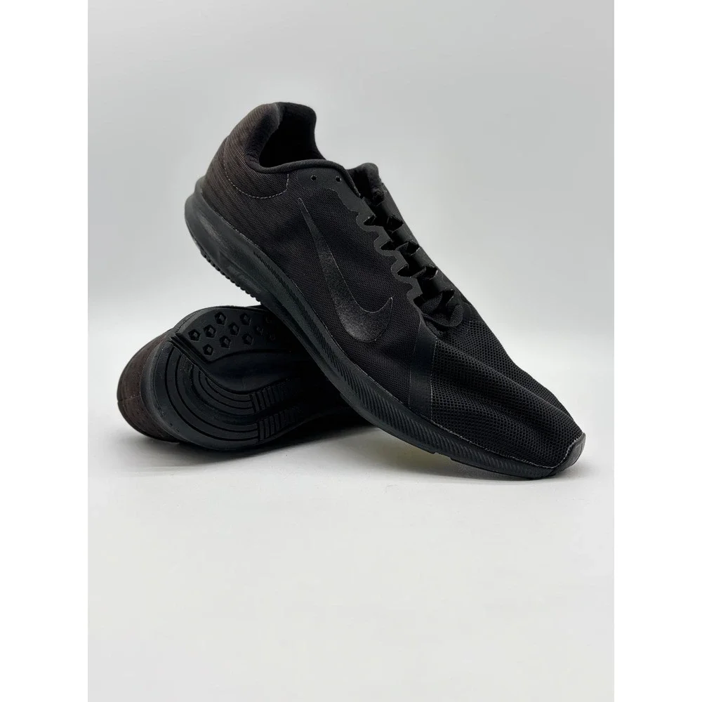 Nike Downshifter 8 Mens 10.5 Triple Black Running Shoes 908984-002